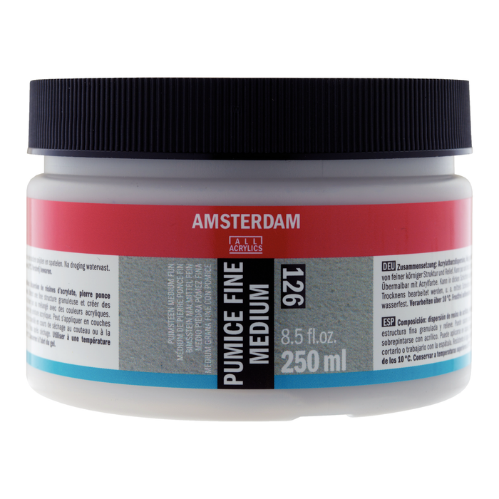 Gel pedra-pomes de textura fina 250ml - Amsterdam