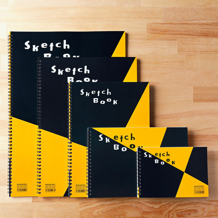 Bloco de desenho para caderno Zuan espiral Maruman 126gr