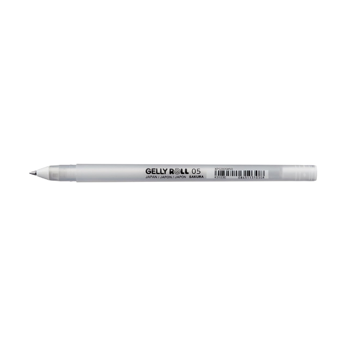 Caneta gel Gelly roll branca opaca - Sakura