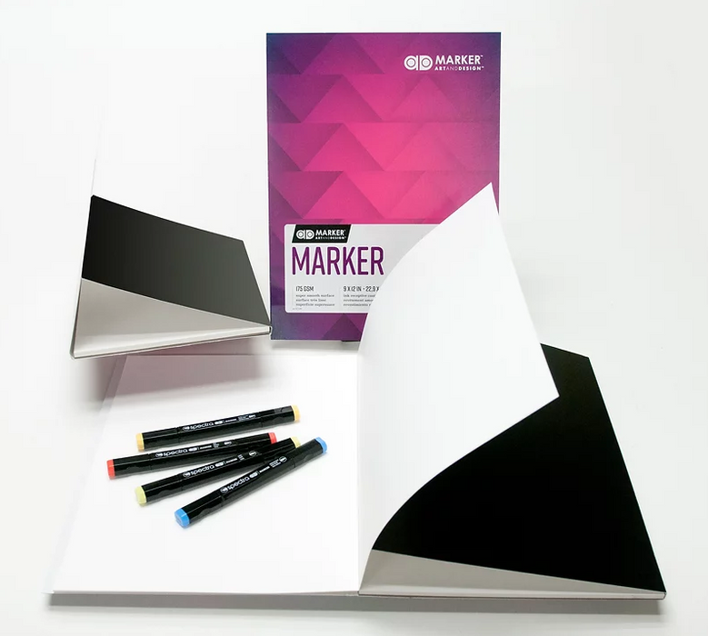 Bloco de papel para marcadores de álcool AD Markers - Chartpak