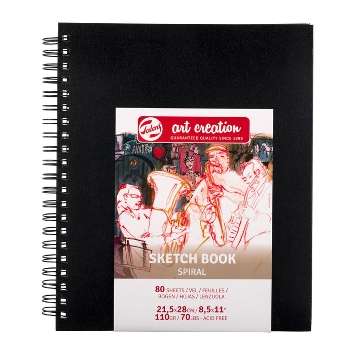 Sketchbook Talens 21.5x28 espiral 80 folhas 110gr