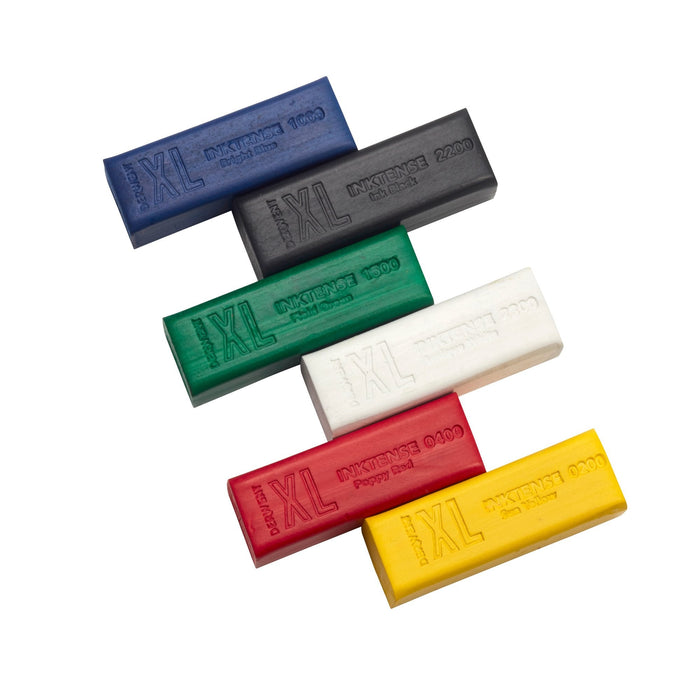 Conjunto de 6 bastões de cores Inktense XL Blocks - Derwent