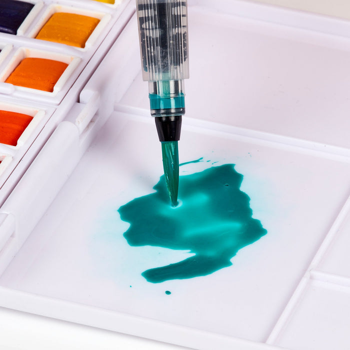 Conjunto aquarela de viagem 24 meio godet - Derwent