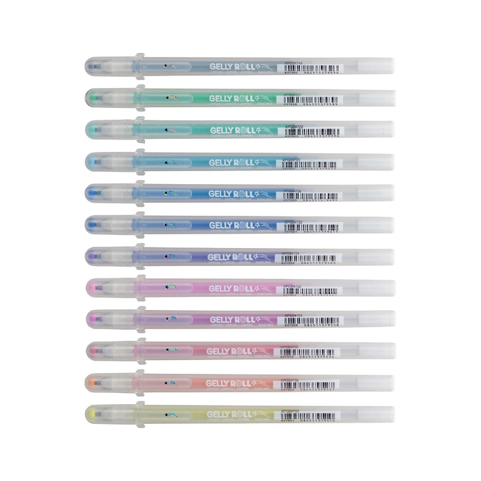 Conjunto de 6 canetas de gel Stardust Bright Gelly roll - Sakura