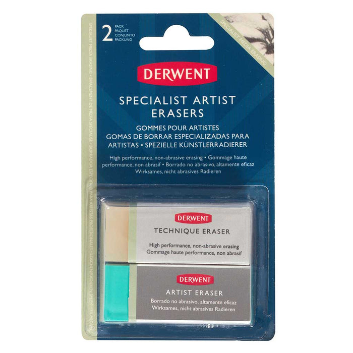 Conjunto com 2 borrachas Specialist Artist - Derwent