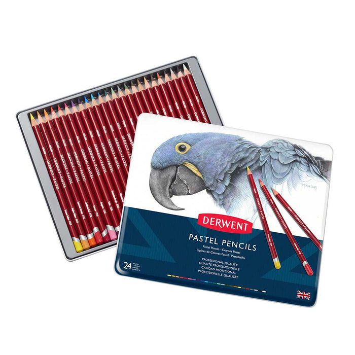 Conjunto de 24 lápis pastel - Derwent