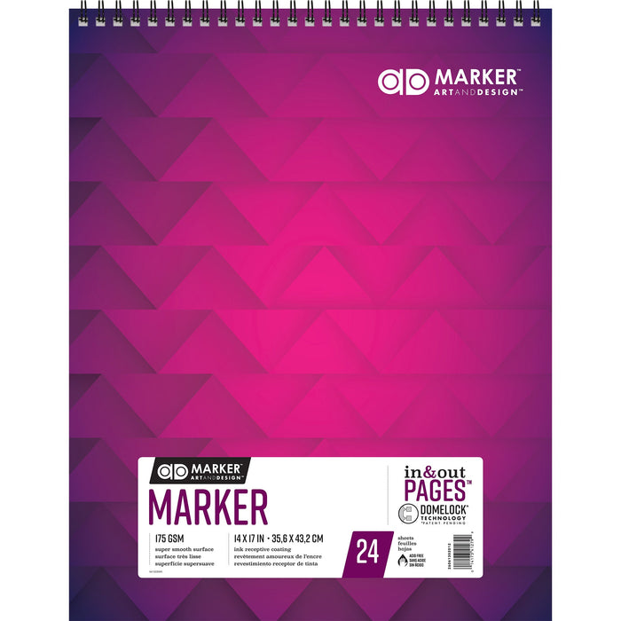 Bloco de papel para marcadores de álcool AD Markers 35.6x43.2cm