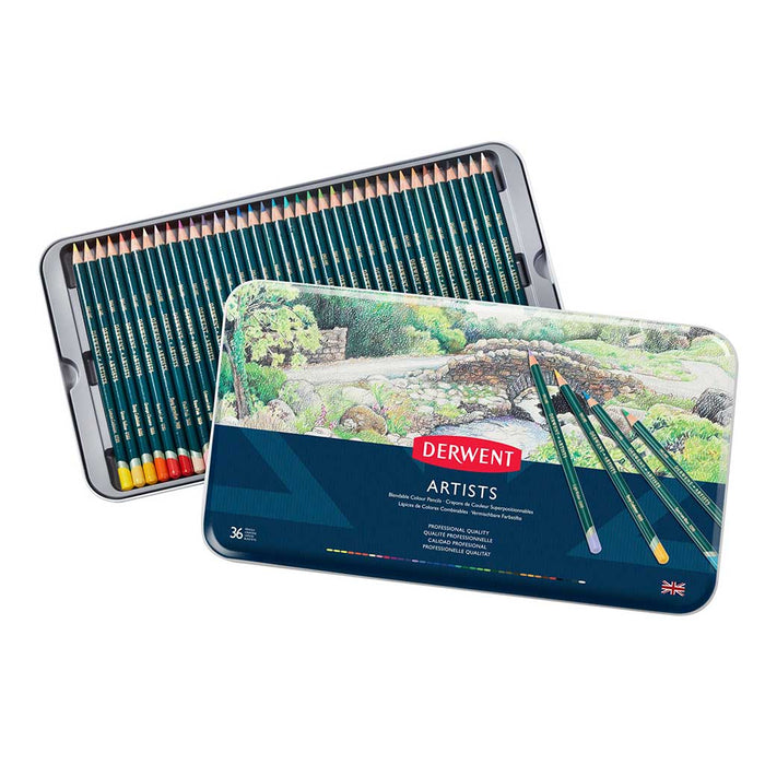 Conjunto de 36 lápis de cor Artists - Derwent