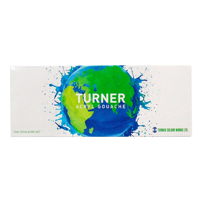 Conjunto 12 Guache Acrílico Turner Terra 11ml