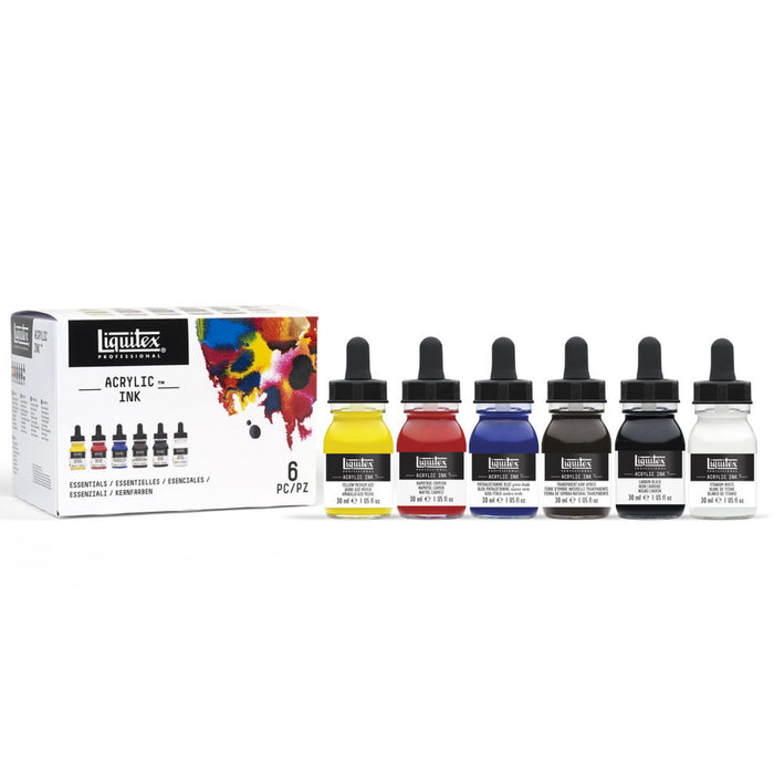 Conjunto de tinta acrílica 6 cores essenciais - Liquitex