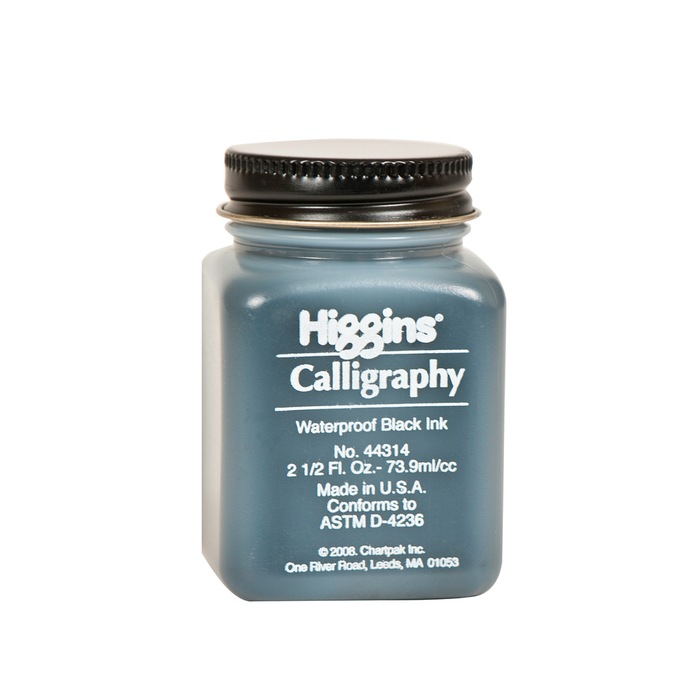 Tinta de caligrafia preta Eternal Ink 73.9ML - Higgins