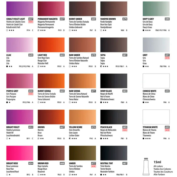 Aquarela Extrafina PWC 15ml - ShinHan