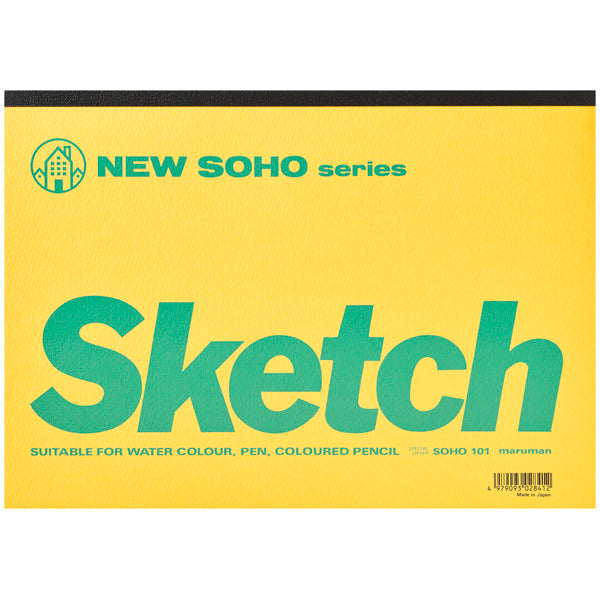 Novo bloco de caderno colado SOHO Maruman 95g