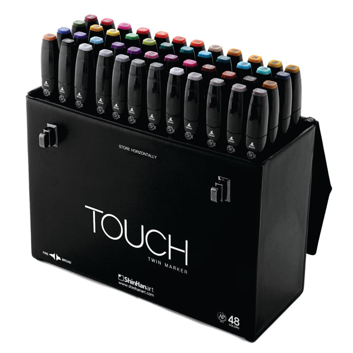 Conjunto de 48 marcadores TWIN TOUCH