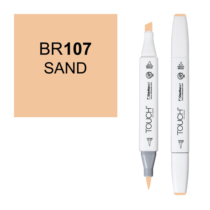 Conjunto com 6 marcadores de tom de pele B TOUCH Twin Brush