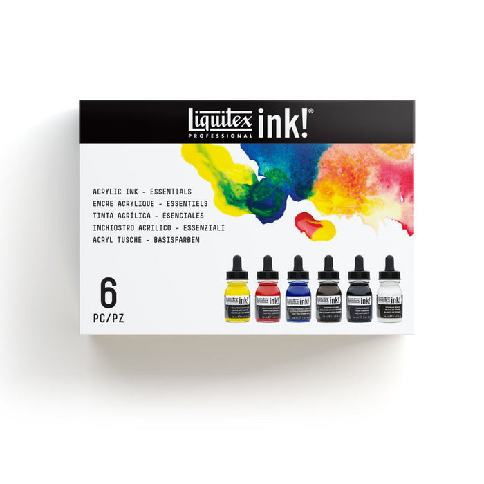 Conjunto de tinta acrílica 6 cores essenciais - Liquitex
