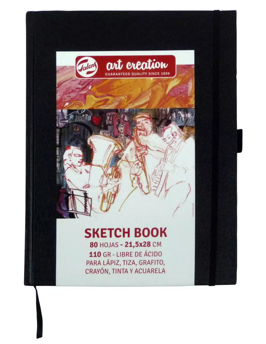Sketchbook Talens 21.5x28 80 folhas 110gr