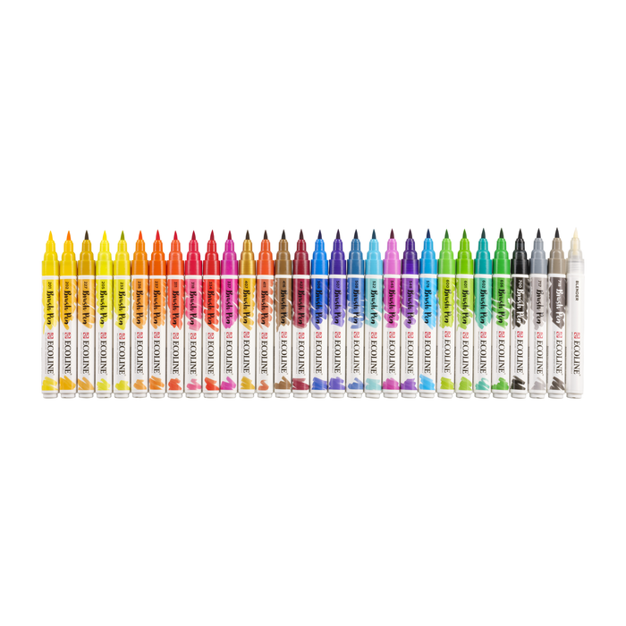 Conjunto de 30 marcadores de aquarela Ecoline Brush Pen BASIC set