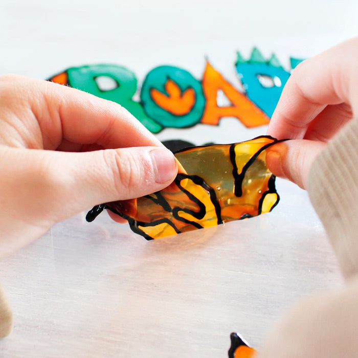 Conjunto de pintura para janela de dinossauro Marabu Kids 6x25ml