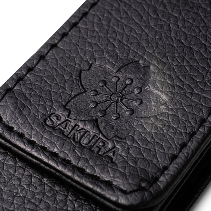 Estojo de couro sintético com 3 edição limitada Pigma Micron Black & Gold calibrados - Sakura