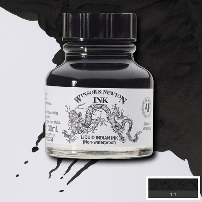 Tinta da China Negra 30 ml - Winsor & Newton