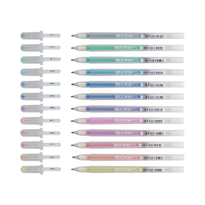 Conjunto de 6 canetas de gel Stardust Bright Gelly roll - Sakura
