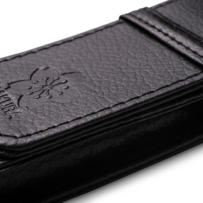 Estojo de couro sintético com 3 edição limitada Pigma Micron Black & Gold calibrados - Sakura