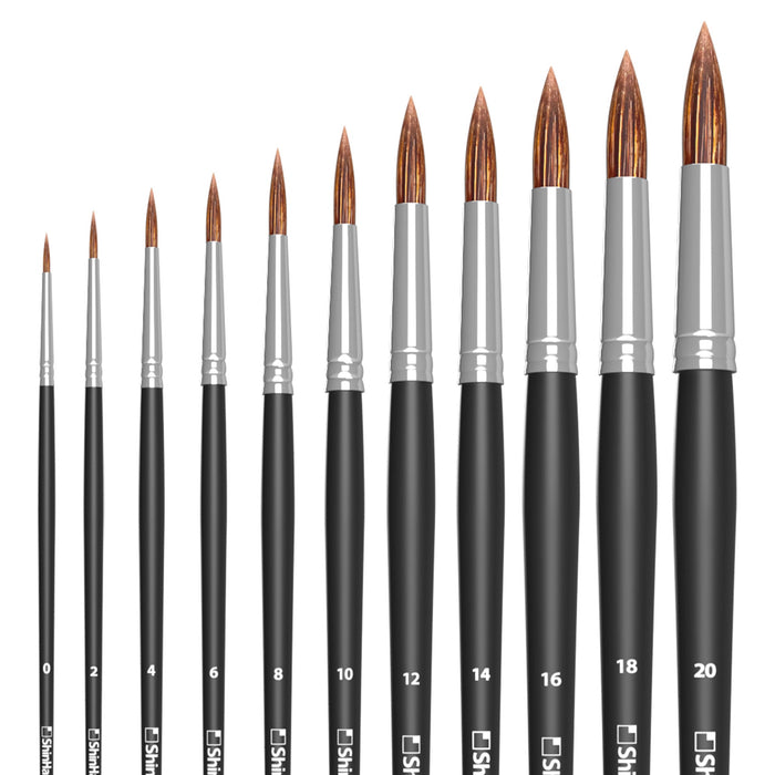 Pincel redondo profissional para aquarela 870R ML - ShinHan Art