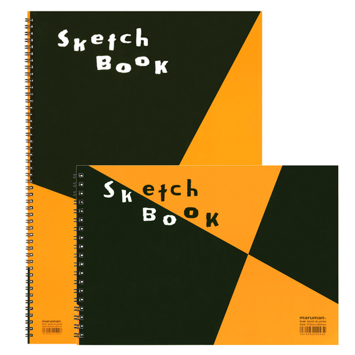 Bloco de desenho para caderno Zuan espiral Maruman 126gr